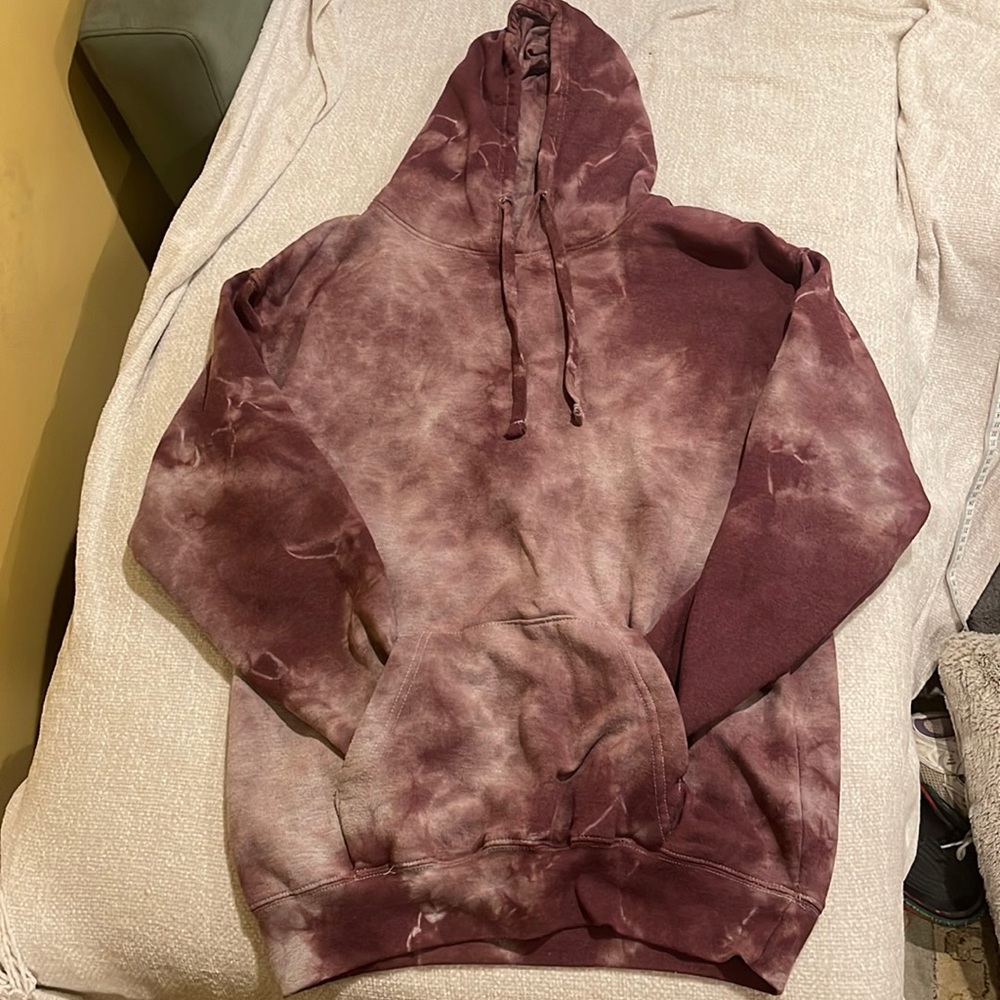 Purple Tie Dye Hoodie. Sz:M